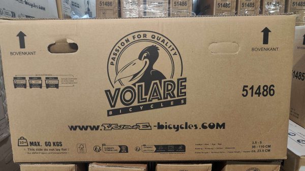 Volare Super GT Kinderfiets – Jongens – 14 inch – Blauw – Twee handremmen
