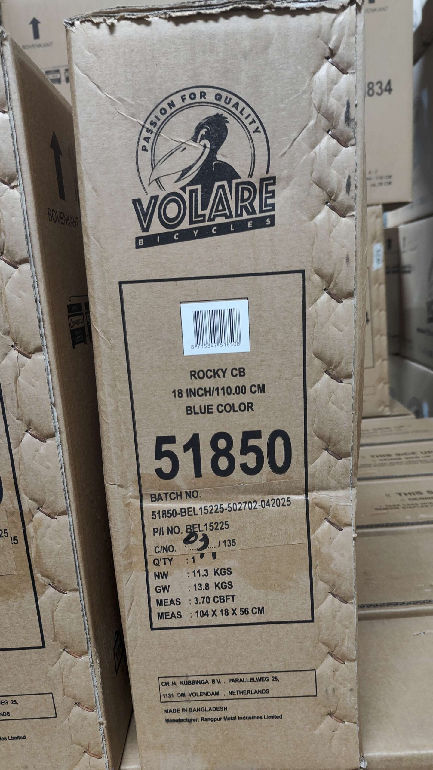 Volare Rocky Kinderfiets – Jongens – 18 inch – Blauw Volare Rocky Kinderfiets – Jongens – 18 inch – Blauw