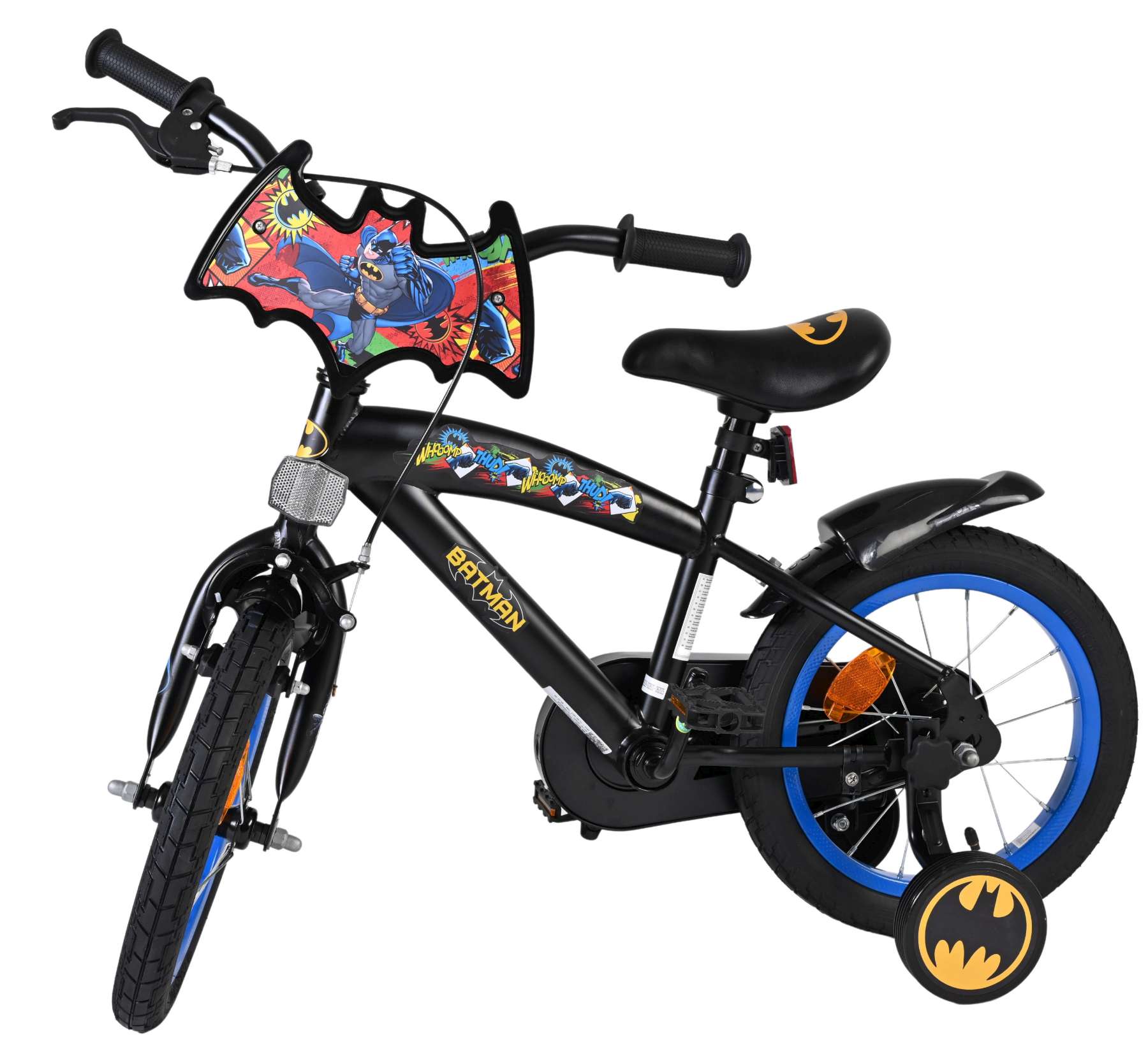 Batman Kinderfiets – Jongens – 14 inch – Zwart Batman Kinderfiets – Jongens – 14 inch – Zwart