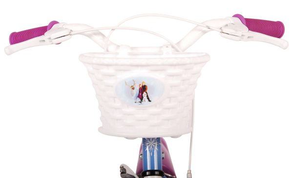 Disney Frozen 2 Kinderfiets – Meisjes – 12 inch – Blauw/Paars – Twee handremmen