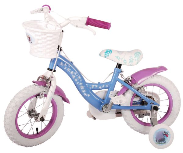Disney Frozen 2 Kinderfiets – Meisjes – 12 inch – Blauw/Paars – Twee handremmen