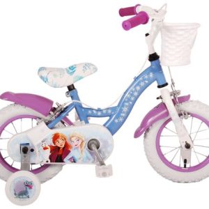 Disney Frozen 2 Kinderfiets – Meisjes – 12 inch – Blauw/Paars – Twee handremmen