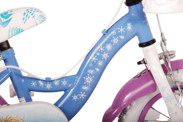 Disney Frozen 2 Kinderfiets – Meisjes – 12 inch – Blauw/Paars – Twee handremmen