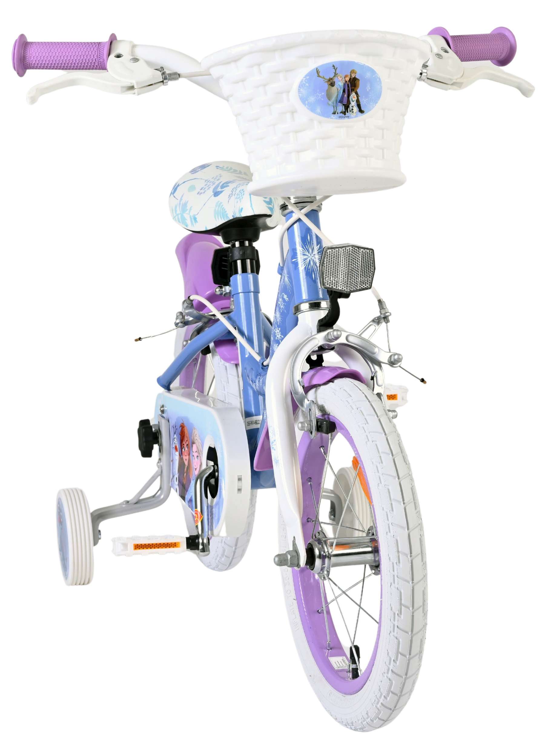 Disney Frozen 2 Kinderfiets – Meisjes – 14 inch – Blauw/Paars – Twee handremmen Disney Frozen 2 Kinderfiets – Meisjes – 14 inch – Blauw/Paars – Twee handremmen