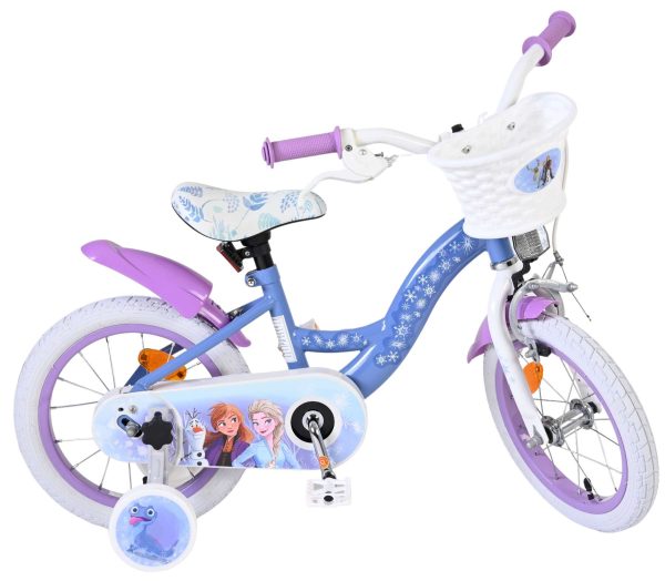 Disney Frozen 2 Kinderfiets – Meisjes – 14 inch – Blauw/Paars