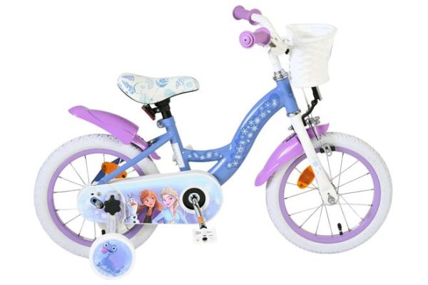 Disney Frozen 2 Kinderfiets – Meisjes – 14 inch – Blauw/Paars