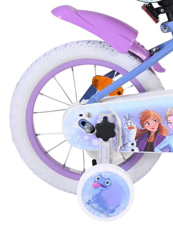 Disney Frozen 2 Kinderfiets – Meisjes – 14 inch – Blauw/Paars