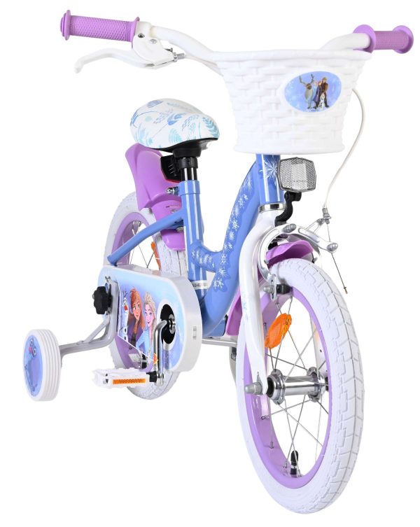 Disney Frozen 2 Kinderfiets – Meisjes – 14 inch – Blauw/Paars