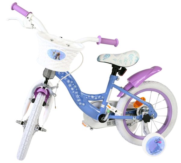 Disney Frozen 2 Kinderfiets – Meisjes – 14 inch – Blauw/Paars
