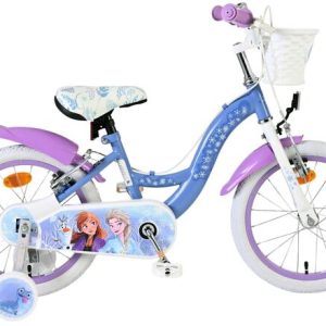 Disney Frozen 2 Kinderfiets – Meisjes – 16 inch – Blauw/Paars – Twee handremmen