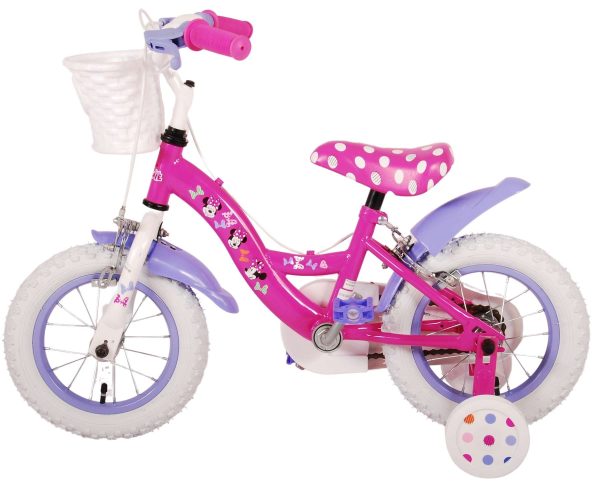 Disney Minnie Cutest Ever! Kinderfiets – Meisjes – 12 inch – Roze – Twee handremmen
