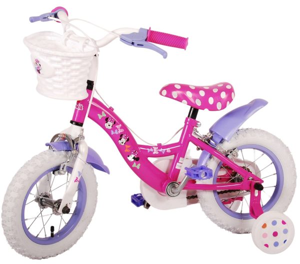 Disney Minnie Cutest Ever! Kinderfiets – Meisjes – 12 inch – Roze – Twee handremmen