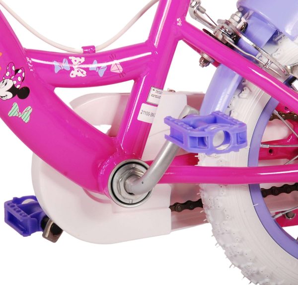 Disney Minnie Cutest Ever! Kinderfiets – Meisjes – 12 inch – Roze – Twee handremmen