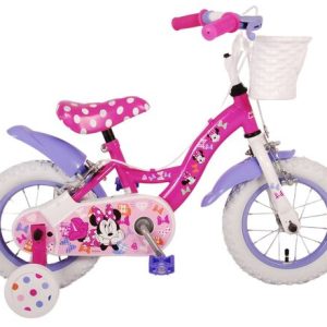 Disney Minnie Cutest Ever! Kinderfiets – Meisjes – 12 inch – Roze – Twee handremmen