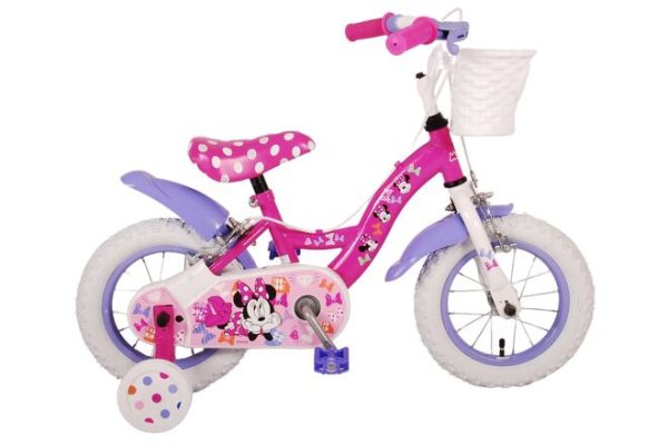 Disney Minnie Cutest Ever! Kinderfiets – Meisjes – 12 inch – Roze – Twee handremmen