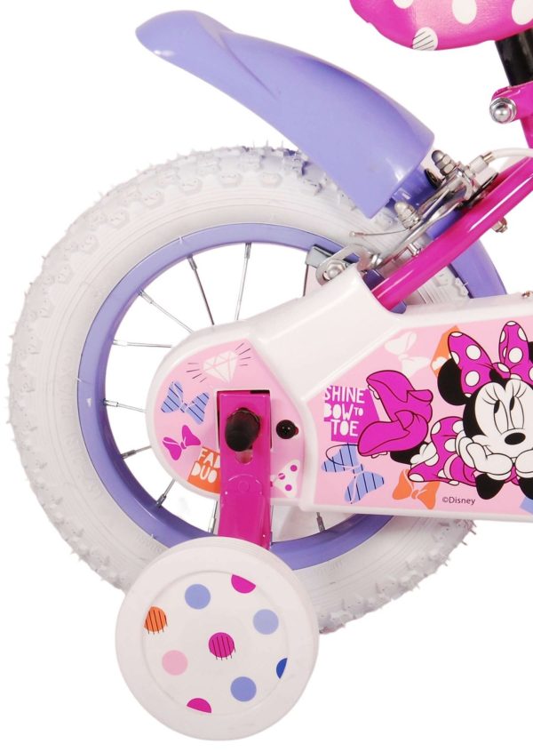 Disney Minnie Cutest Ever! Kinderfiets – Meisjes – 12 inch – Roze – Twee handremmen