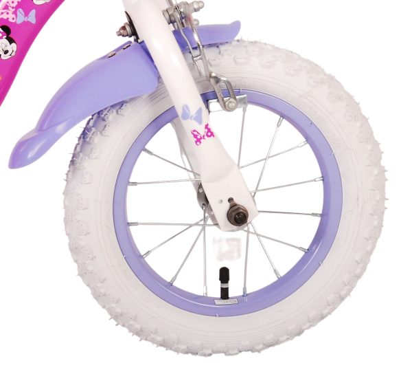 Disney Minnie Cutest Ever! Kinderfiets – Meisjes – 12 inch – Roze – Twee handremmen