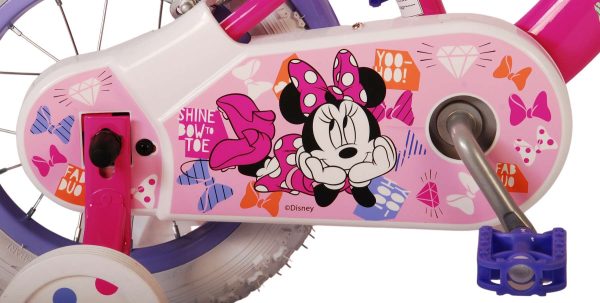 Disney Minnie Cutest Ever! Kinderfiets – Meisjes – 12 inch – Roze – Twee handremmen