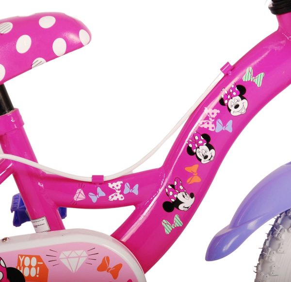 Disney Minnie Cutest Ever! Kinderfiets – Meisjes – 12 inch – Roze – Twee handremmen