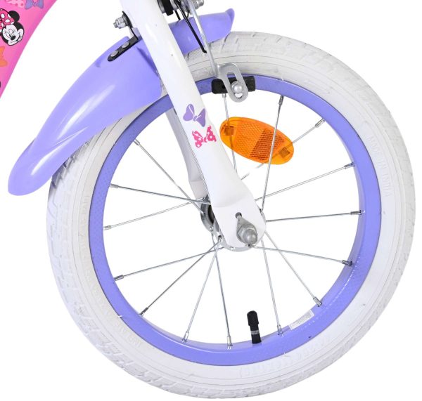 Disney Minnie Kinderfiets – Meisjes – 14 inch – Roze – Twee handremmen