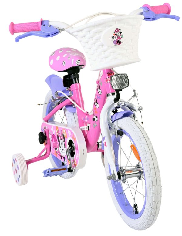 Disney Minnie Kinderfiets – Meisjes – 14 inch – Roze – Twee handremmen