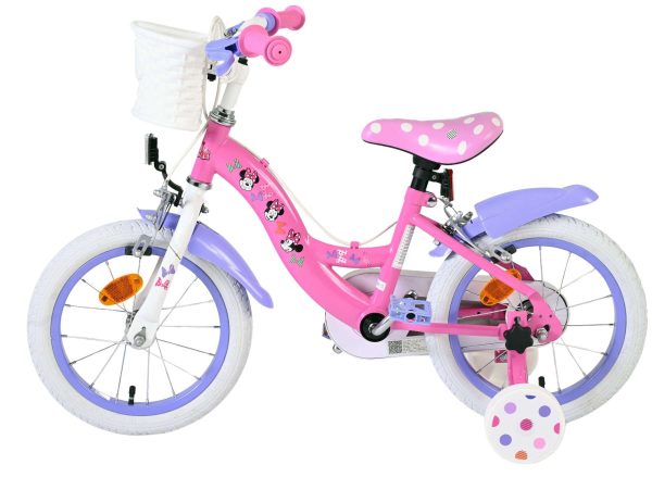 Disney Minnie Kinderfiets – Meisjes – 14 inch – Roze – Twee handremmen