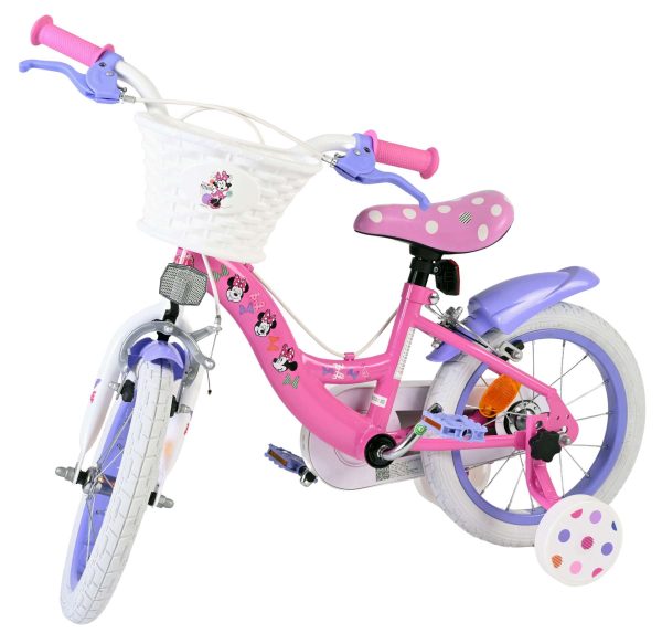 Disney Minnie Kinderfiets – Meisjes – 14 inch – Roze – Twee handremmen