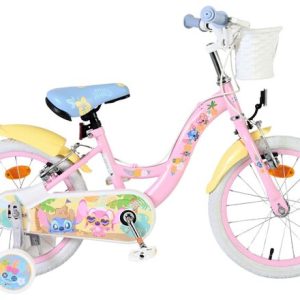 Disney Stitch Kinderfiets – Meisjes – 16 inch – Roze – Twee handremmen
