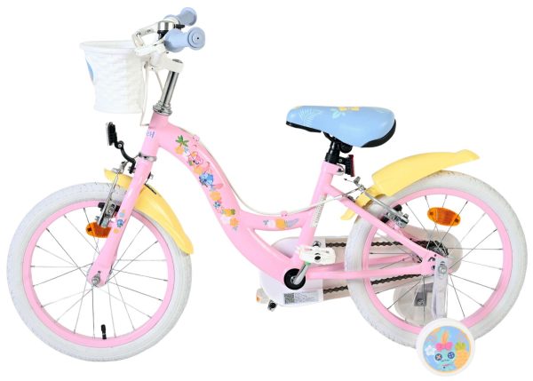 Disney Stitch Kinderfiets – Meisjes – 16 inch – Roze – Twee handremmen
