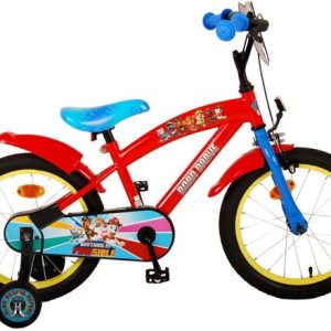 Paw Patrol Kinderfiets – Jongens – 16 inch – Rood Blauw