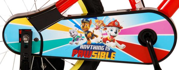 Paw Patrol Kinderfiets – Jongens – 16 inch – Rood Blauw