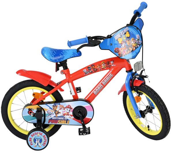 Paw Patrol Kinderfiets – Jongens – 14 inch – Rood/Blauw