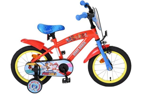 Paw Patrol Kinderfiets – Jongens – 14 inch – Rood/Blauw