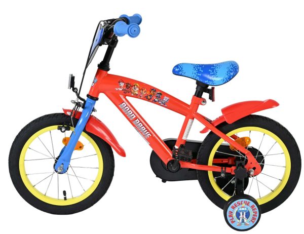 Paw Patrol Kinderfiets – Jongens – 14 inch – Rood/Blauw