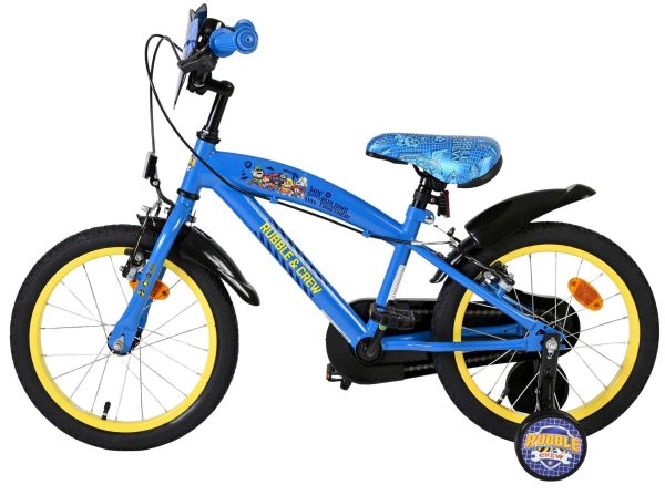 Rubble & Crew Kinderfiets – Jongens – 16 inch – Blauw – Twee handremmen