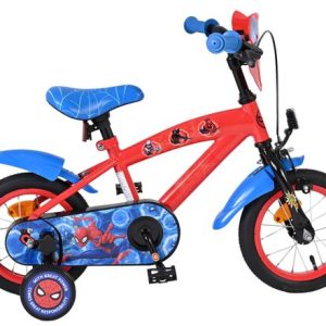 Spider-Man Kinderfiets – Jongens – 12 inch – Blauw/Rood