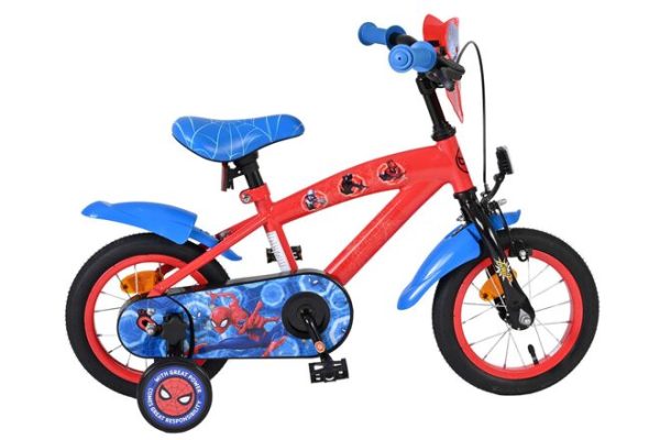 Spider-Man Kinderfiets – Jongens – 12 inch – Blauw/Rood