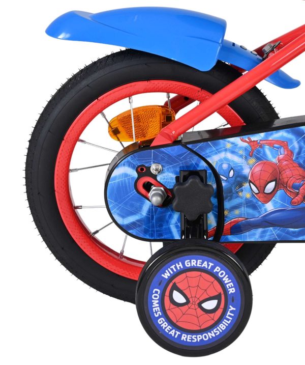 Spider-Man Kinderfiets – Jongens – 12 inch – Blauw/Rood