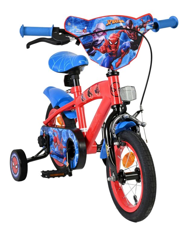 Spider-Man Kinderfiets – Jongens – 12 inch – Blauw/Rood