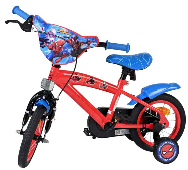 Spider-Man Kinderfiets – Jongens – 12 inch – Blauw/Rood