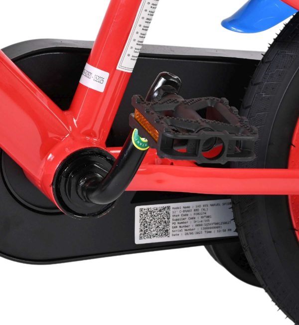 Spider-Man Kinderfiets – Jongens – 12 inch – Blauw/Rood