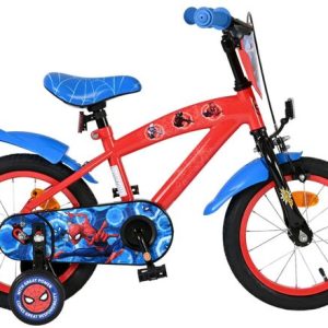 Marvel Spider-Man Kinderfiets – Jongens – 14 inch – Rood/Blauw