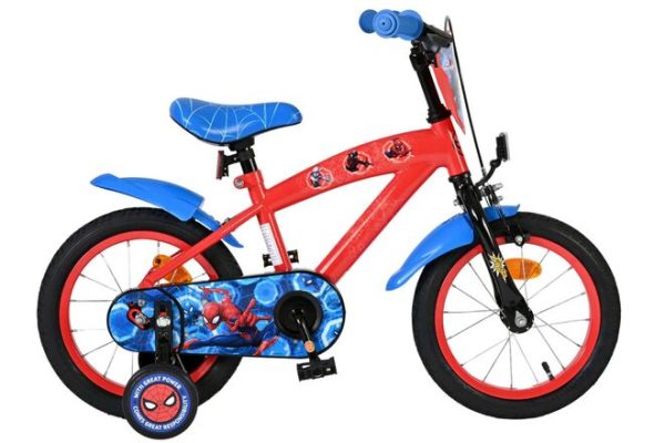 Marvel Spider-Man Kinderfiets – Jongens – 14 inch – Rood/Blauw