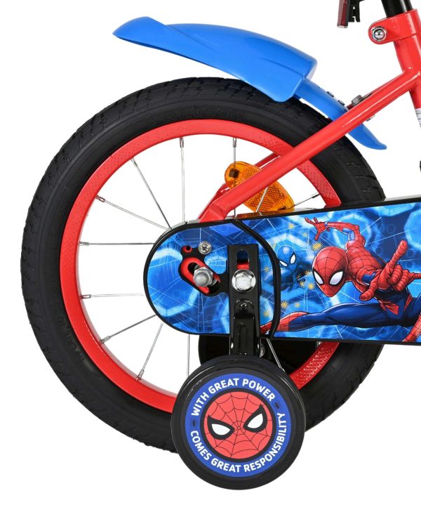 Marvel Spider-Man Kinderfiets – Jongens – 14 inch – Rood/Blauw