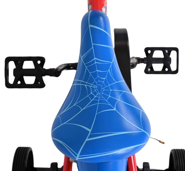 Spider-Man Kinderfiets – Jongens – 14 inch – Blauw/Rood – Twee handremmen