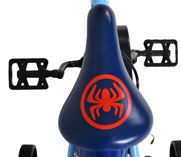 Spidey Kinderfiets – Jongens – 14 inch – Blauw Rood – Twee handremmen