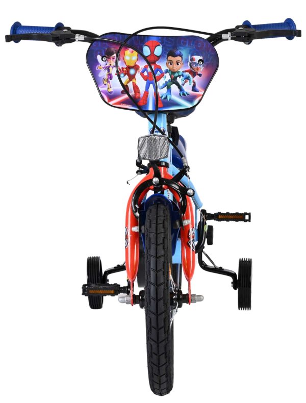Spidey Kinderfiets – Jongens – 14 inch – Blauw Rood – Twee handremmen