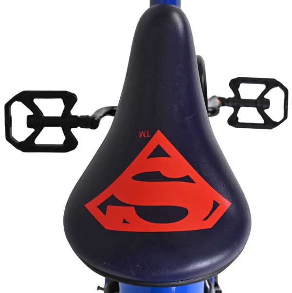 Superman Kinderfiets – Jongens – 16 inch – Blauw – Twee handremmen