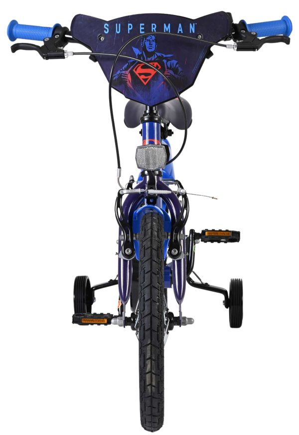 Superman Kinderfiets – Jongens – 16 inch – Blauw – Twee handremmen