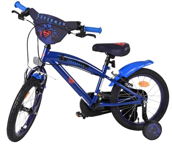 Superman Kinderfiets – Jongens – 16 inch – Blauw – Twee handremmen